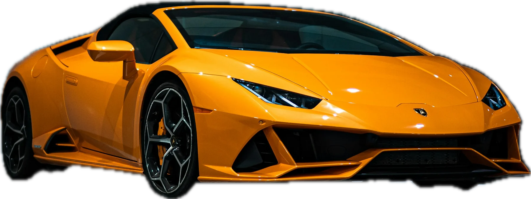 Orange Lamborghini Huracán